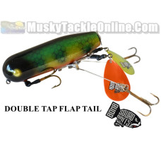 Bomb Squad Baits Double Tap Flap Tail - Musky Tackle Online